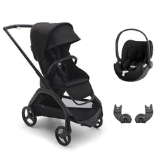 Bugaboo Dragonfly + Cloud T Travel System - Midnight Black