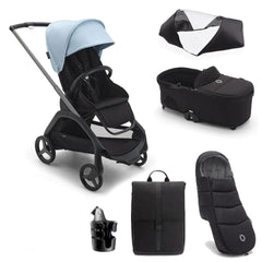 Bugaboo Dragonfly Stroller Complete Bundle - Skyline Blue