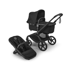Bugaboo Fox 5 Renew Carrycot And Seat Pushchair - Heritage Black