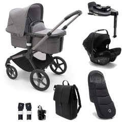 Bugaboo Fox 5 Ultimate Travel System - Grey Melange