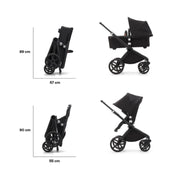 black bugaboo pram Bugaboo Fox Cub 2-in-1 Pram