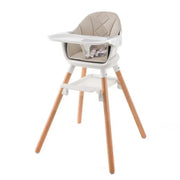 Clair de Lune 6in1 High Chair - Beige and Natural