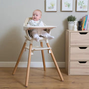 Clair de Lune 6in1 High Chair - Beige and Natural