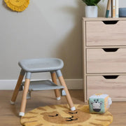 Clair de Lune 6in1 High Chair - Grey and Natural