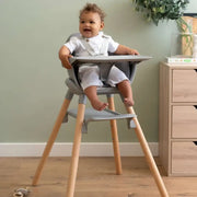 Clair de Lune 6in1 High Chair - Grey and Natural
