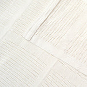 Clair de Lune Soft Cotton Cellular Pram Blanket - White