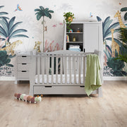 Obaby Stamford Luxe 3 Piece Room Set - Warm Grey