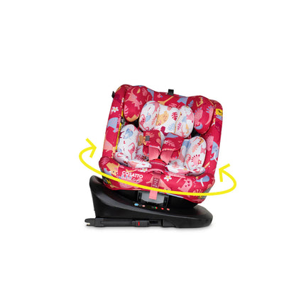 Cosatto Get Set Grow i-Size Car Seat - Dino Delite