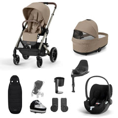 Cybex Balios S Lux Pushchair Luxury Bundle - Almond Beige