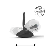 Cybex Cloud T i-Size Plus Car Seat - Platinum White