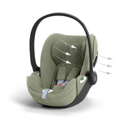 Cybex Cloud T i-Size Plus Car Seat - Sage Green