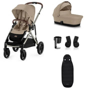 Cybex Gazelle S Pushchair Bundle - Almond Beige