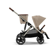 Cybex Gazelle S Pushchair Bundle with Cloud T Car Seat & Base - Almond Beige