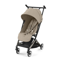 Cybex Libelle Compact Stroller - Almond Beige - Taupe Frame