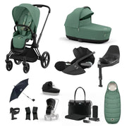 Cybex Priam Travel System With Cloud T - Leaf Green