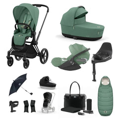 Cybex Priam Travel System With Cloud T - Leaf Green