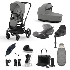 Cybex Priam Travel System With Cloud T - Mirage Grey