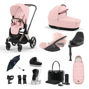 Cybex Priam Travel System With Cloud T - Peach Pink