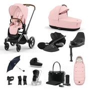 Cybex Priam Travel System With Cloud T - Peach Pink