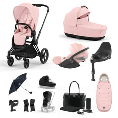 Cybex Priam Travel System With Cloud T - Peach Pink