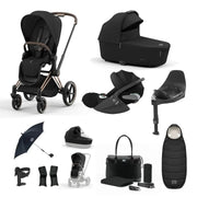 Cybex Priam Travel System With Cloud T - Sepia Black