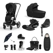 Cybex Priam Travel System With Cloud T - Sepia Black