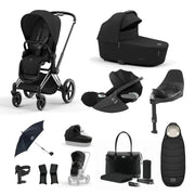 Cybex Priam Travel System With Cloud T - Sepia Black