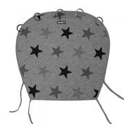 Dooky Universal Sun Shade - Grey Stars
