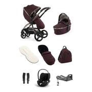 Egg3 Luxury Bundle Travel System with Cloud T i-Size Car Seat - Mulberry