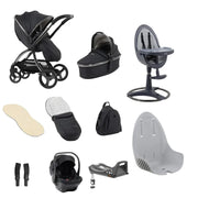Egg3 With Egg Highchair Feeding Bundle - Carbonite