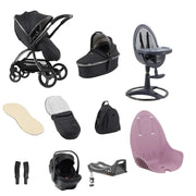 Egg3 With Egg Highchair Feeding Bundle - Carbonite