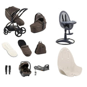 Egg3 With Egg Highchair Feeding Bundle - Chocolate Velvet