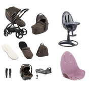 Egg3 With Egg Highchair Feeding Bundle - Chocolate Velvet