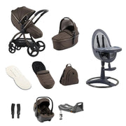 Egg3 With Egg Highchair Feeding Bundle - Chocolate Velvet