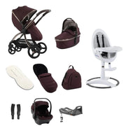 Egg3 With Egg Highchair Feeding Bundle - Mulberry