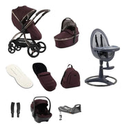 Egg3 With Egg Highchair Feeding Bundle - Mulberry