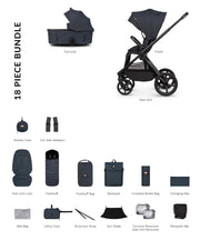 Venicci Upline 3 Hunter - 2in1 Pushchair Bundle - Navy