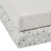 Ickle Bubba 2 Pack Cot Bed Sheets - Cosmic Aura