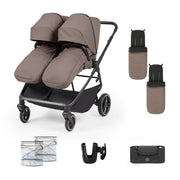 Ickle Bubba Altair Double Stroller - Mink