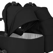 Ickle Bubba Altair Growing Families 13 Piece Travel System with i-Size Nimbus 180° Spin Car Seat & ISOFIX Base - Black