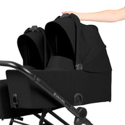 Ickle Bubba Altair Twin Stroller - Black