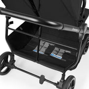 Ickle Bubba Altair Twin Stroller - Black