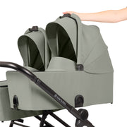 Ickle Bubba Altair Twin Stroller - Laurel Green