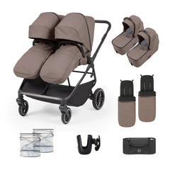 Ickle Bubba Altair Twin Stroller - Mink