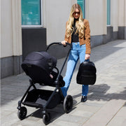 Ickle Bubba Altima 12 Piece Travel System with Maxi-Cosi CabrioFix i-Size Car Seat & ISOFIX Base - Black