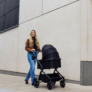 Ickle Bubba Altima 12 Piece Travel System with i-Size Cirrus Car Seat & ISOFIX Base - Black