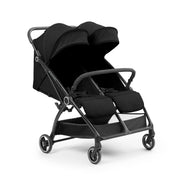 Ickle Bubba Aries Double Auto-fold Stroller - Black
