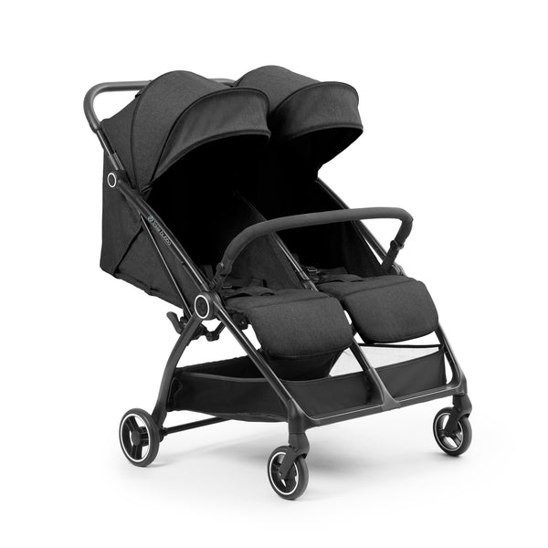 Ickle Bubba Aries Double Max Auto-fold Stroller - Graphite Grey
