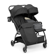 Ickle Bubba Aries Double Prime Auto-fold Stroller - Graphite Grey