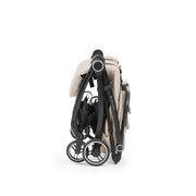 Ickle Bubba Aries Double Prime Auto-fold Stroller - Stone